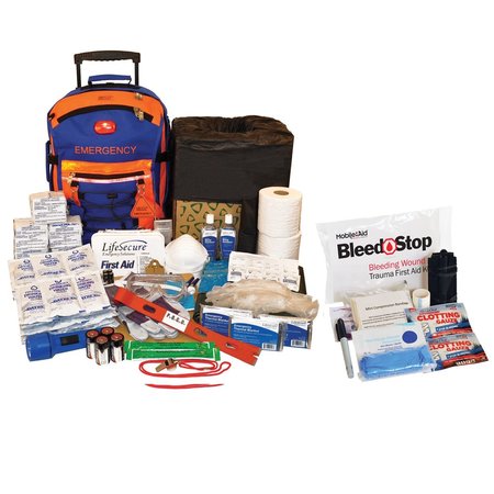 SchoolGuard Easy-Roll Classroom Evacuation & Lockdown Kit w/Compact 200 Bleeding Control Kit -  LIFESECURE, 31865